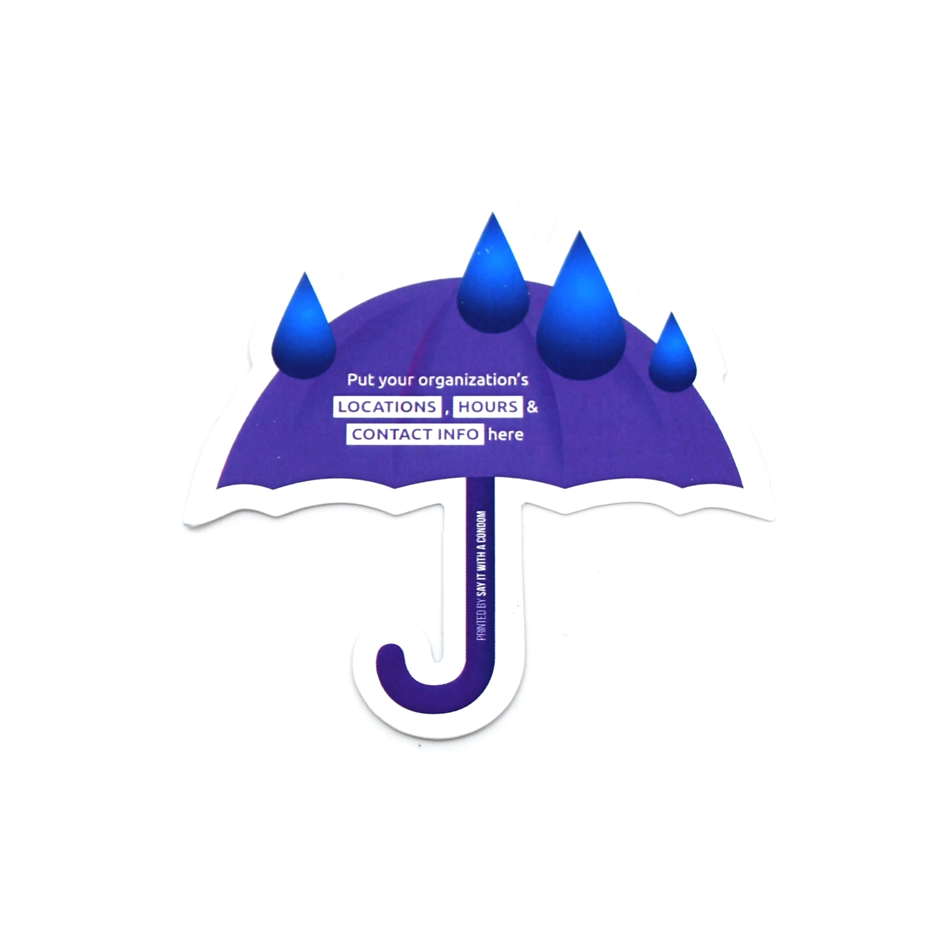 Umbrella Emoji Promo Card - Image 2
