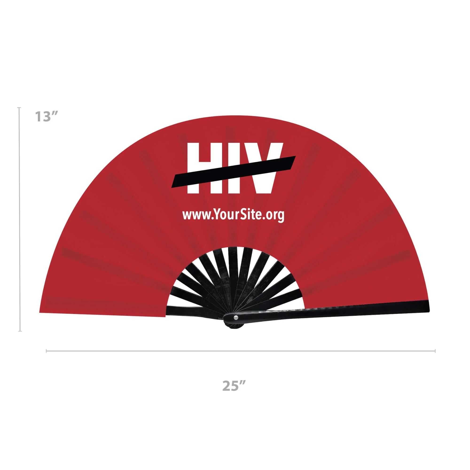 End HIV Snap Fan - Image 3