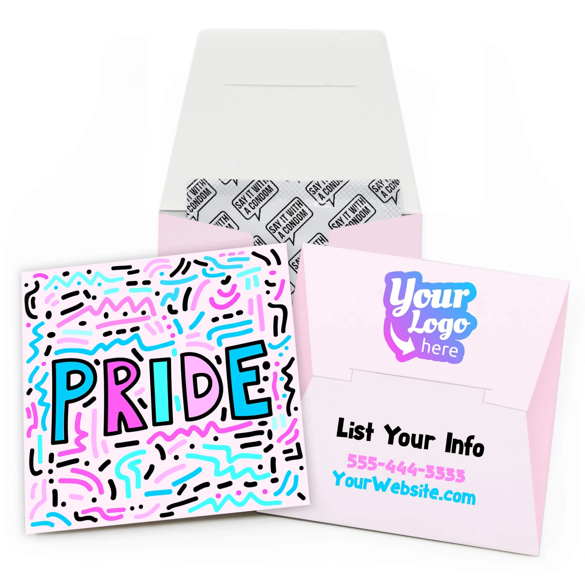 Gay Pride Condom Wallet - Image 3