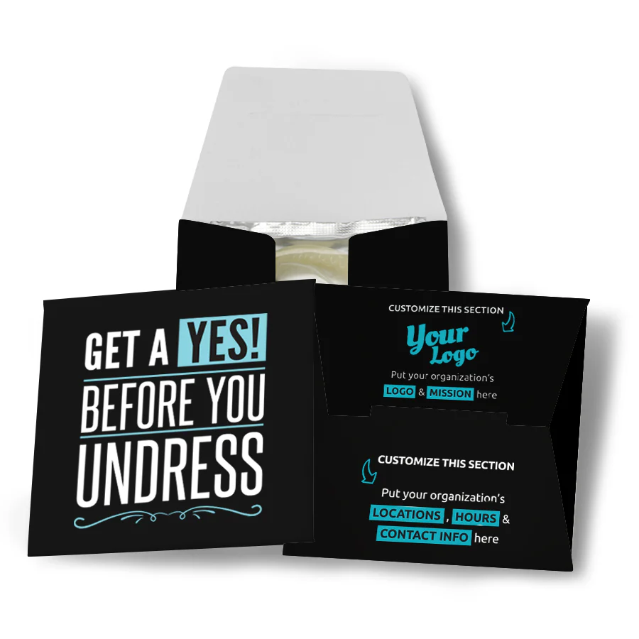 Get A Yes Before You Undress Condom Wallet
