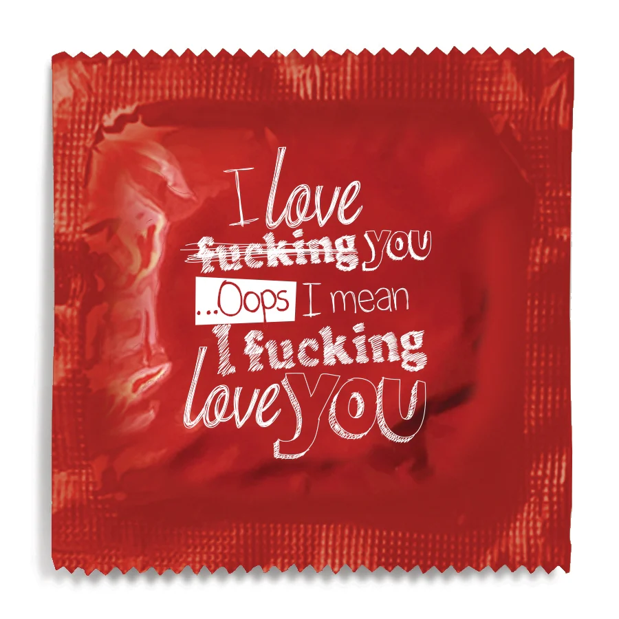 I Fucking Love You Condom