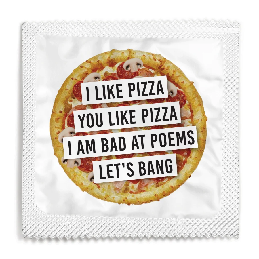 I Like Pizza Condom
