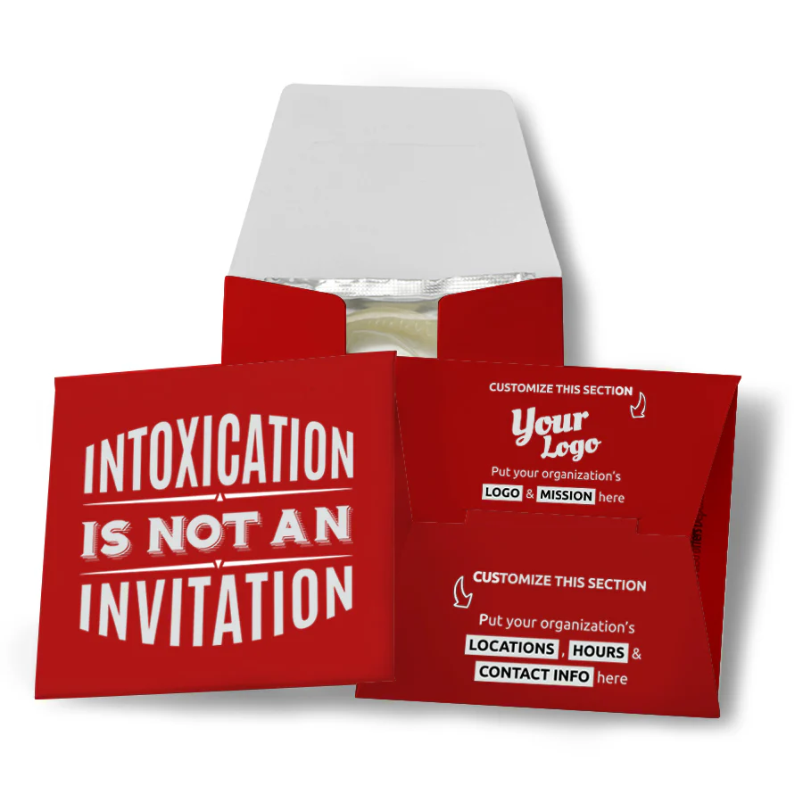 Intoxication Is Not An Invitation Condom Wallet
