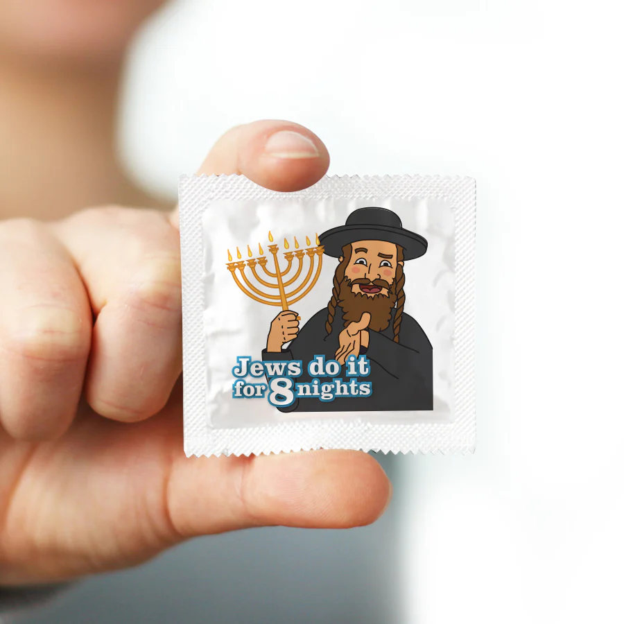 Jews Do It For 8 Nights Hanukkah Condom - Image 2