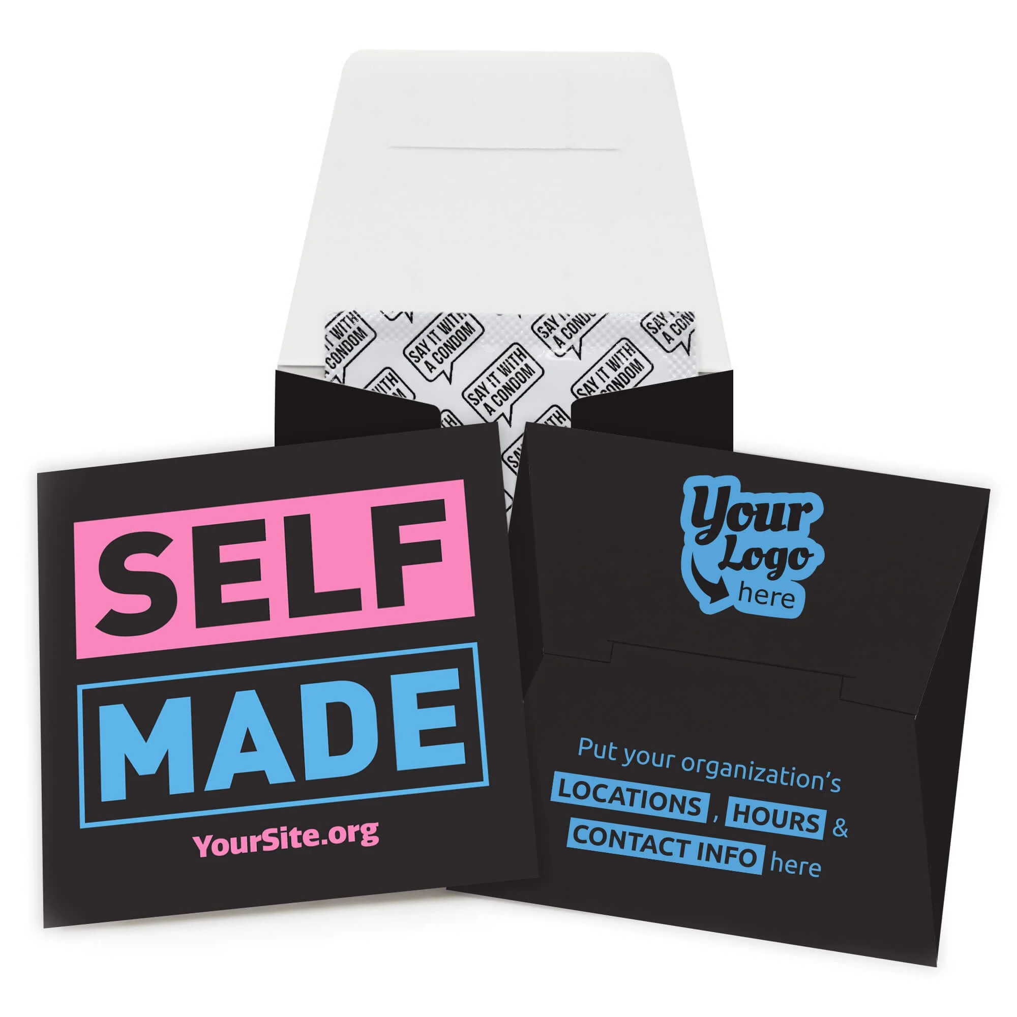 Self Made Transgender Awareness Condom Wallet