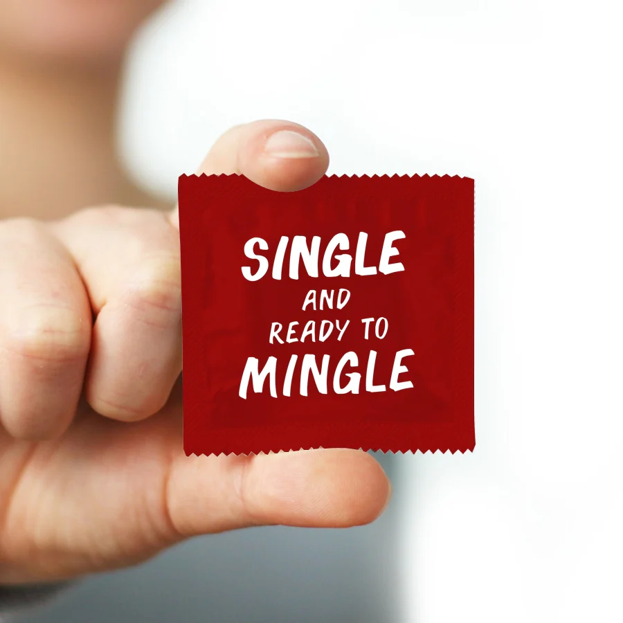 Single And Ready To Mingle Condom - Image 2