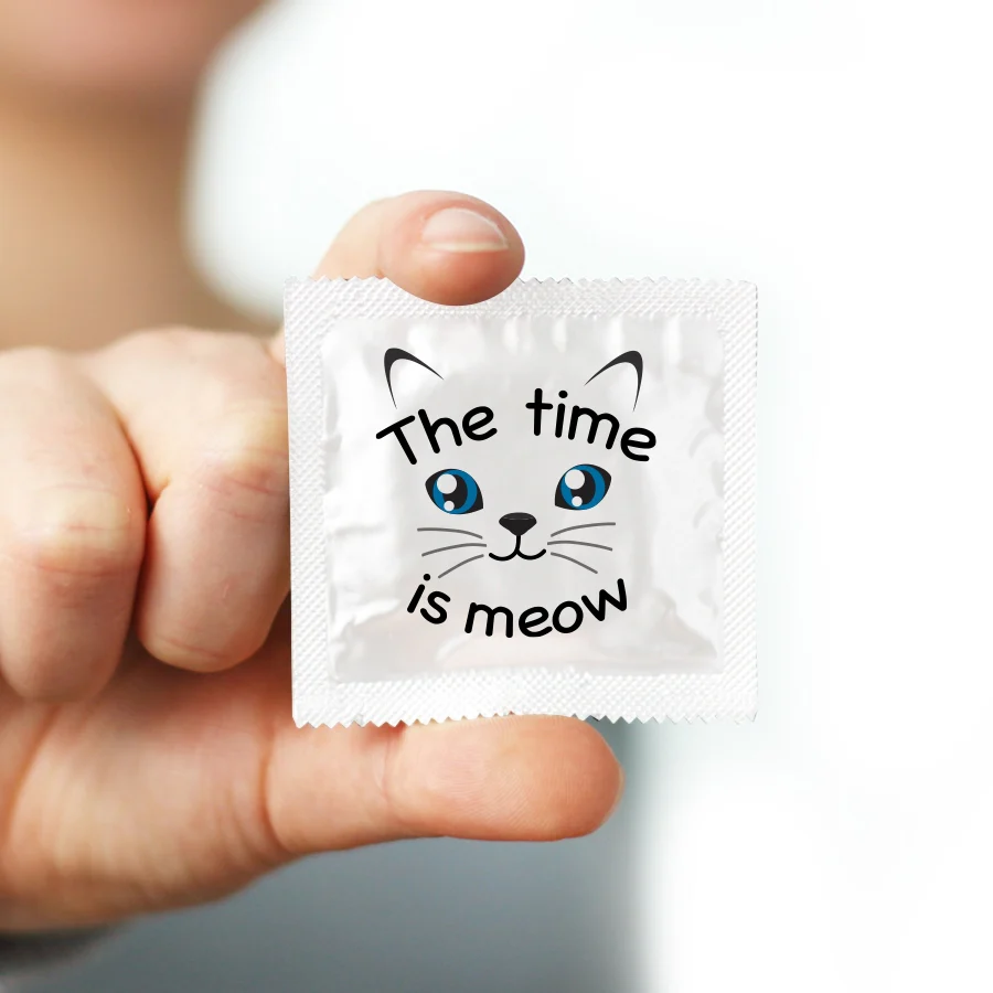 The Time Is Meow Condom - Image 2