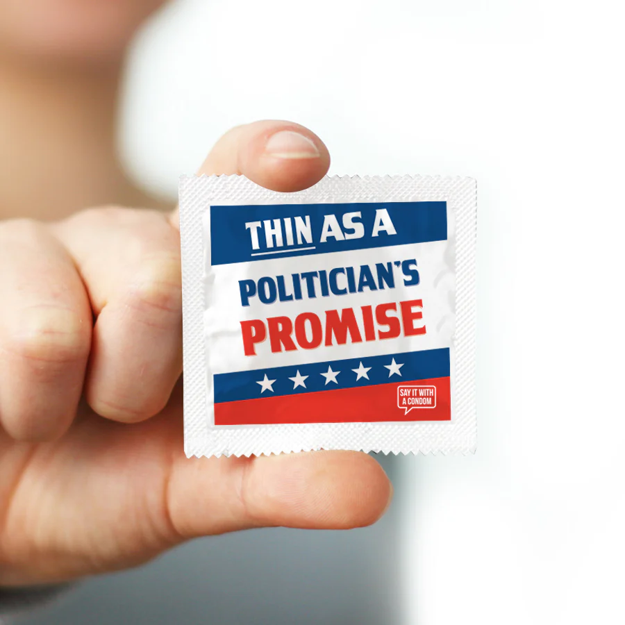 Thin As A Politician's Promise Foil Condom - Image 2
