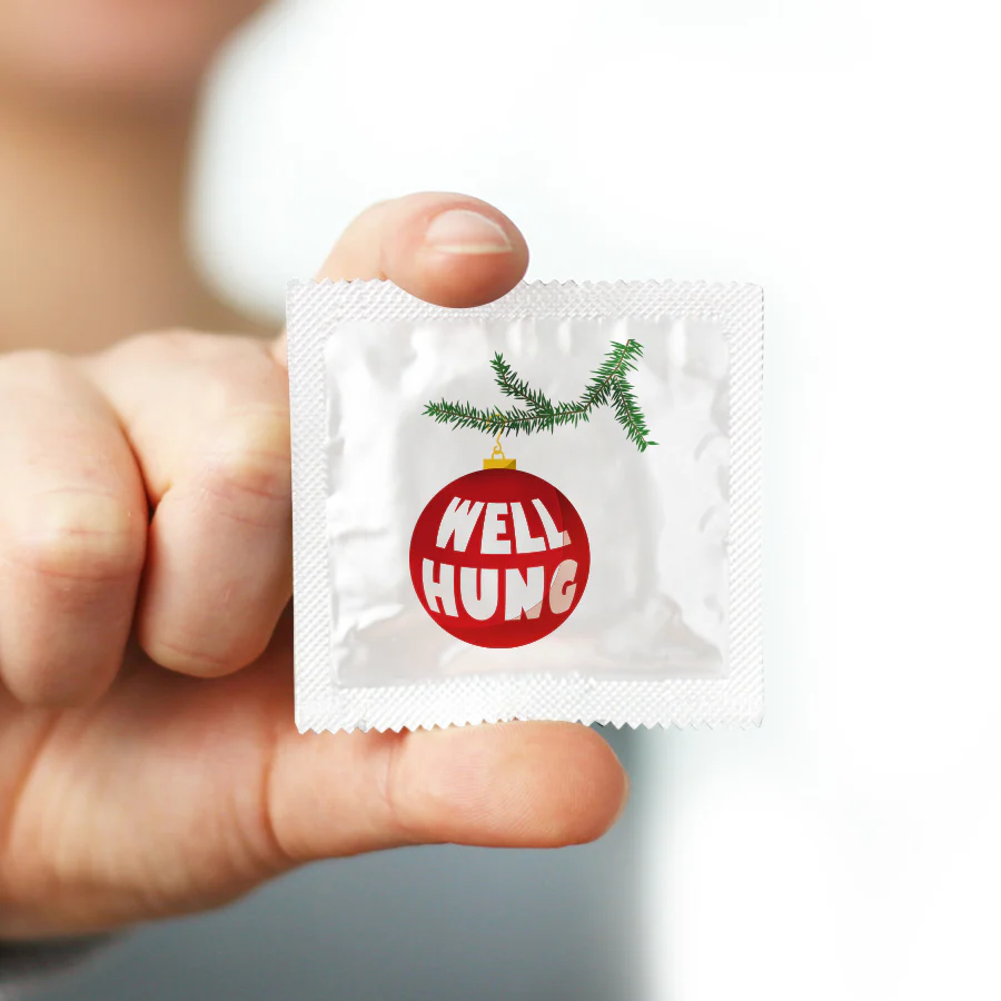 Well Hung Christmas Condom - Image 2