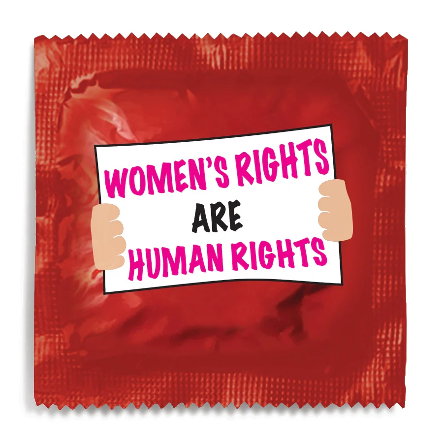 Women's Rights Are Human Rights Condom