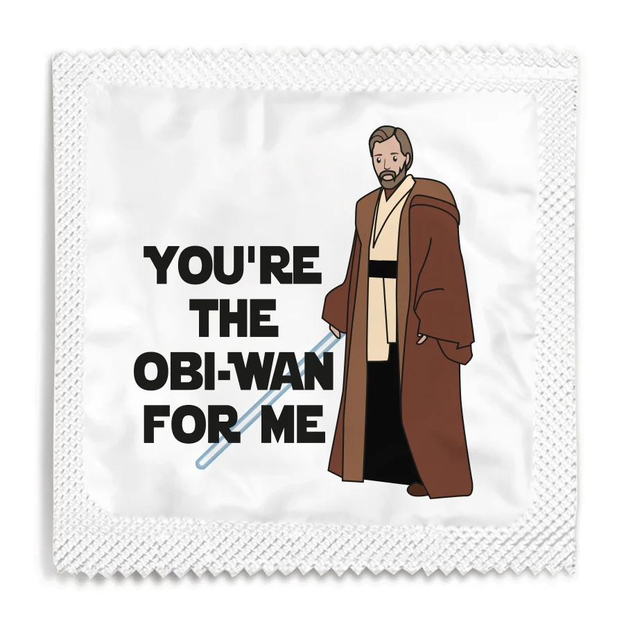 You're The Obi-Wan For Me Condom